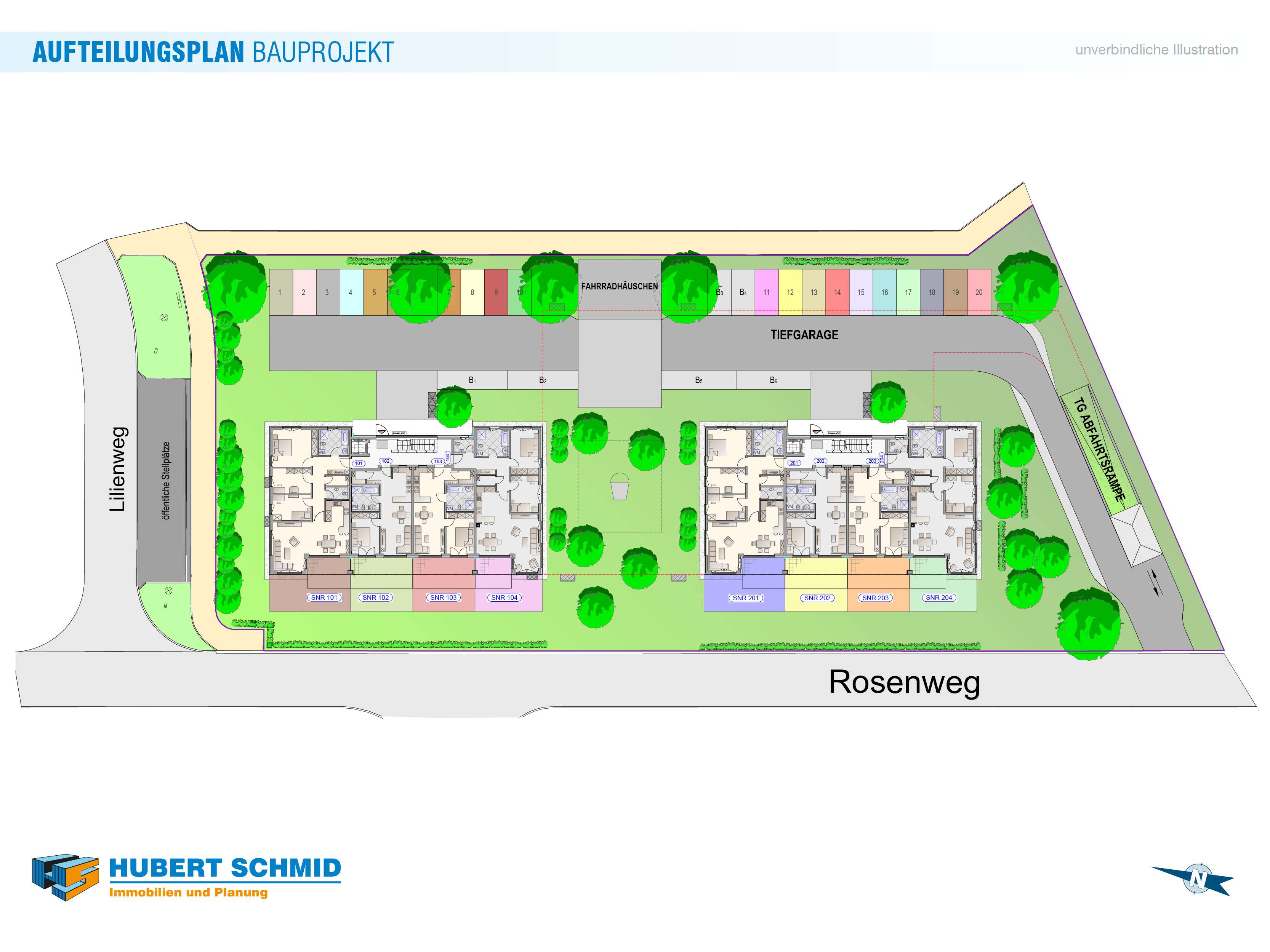 Aufteilungsplan