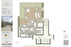 FASAN 4  – 3-Zi. EG – 75qm – großzügige 45qm Süd-West-Terrasse mit Hochbeet - W4 – Fasanenplatz 4, 74080 Böckingen, Heilbronn – Vorschaubild 2