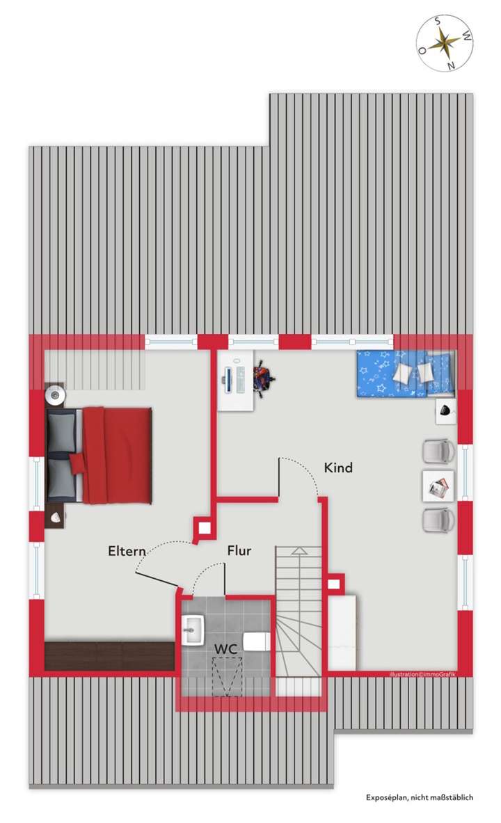 Grundriss Dachgeschoss