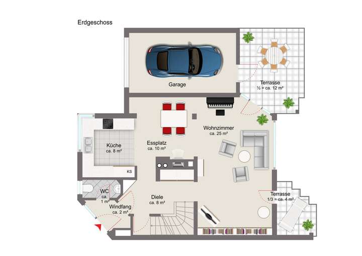 Grundriss Erdgeschoss