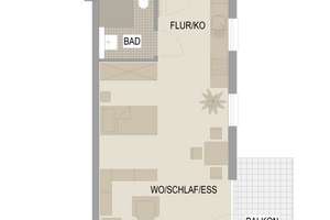 Großzügiges Apartment ca. 49,90 m² Wohnfläche mit Balkon und vielseitigen Einrichtungsmöglichkeiten – Die vollständige Adresse der Immobilie erhältst du vom Anbieter., 80689 Am Westbad, München – Vorschaubild 4