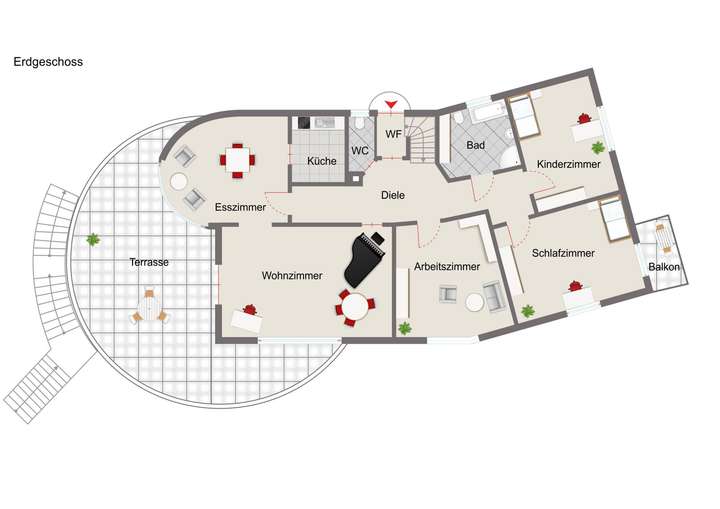 Grundriss Erdgeschoss