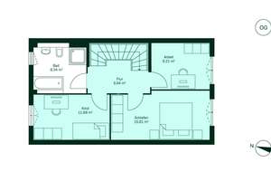 Doppelhaushälfte inkl. Grundstück mit Südterrasse – Von-Fullen-Strasse 43, 4463 Großpösna – Vorschaubild 11