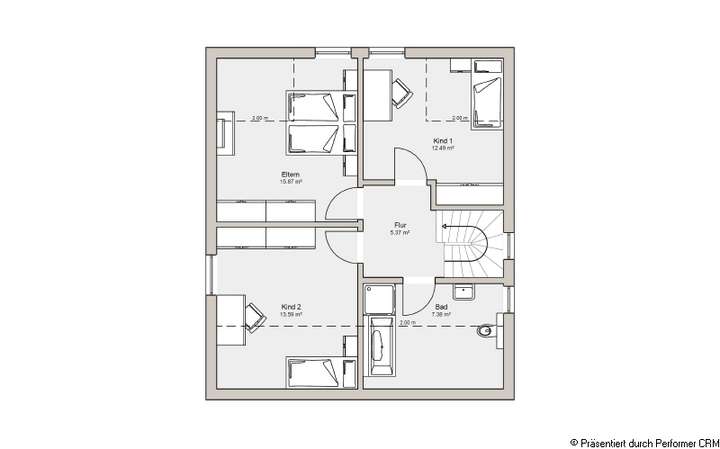 Grundriss Dachgeschoss