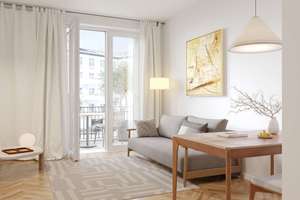 Studio mit Balkon in direkter Wasserlage in Berlin-Wedding