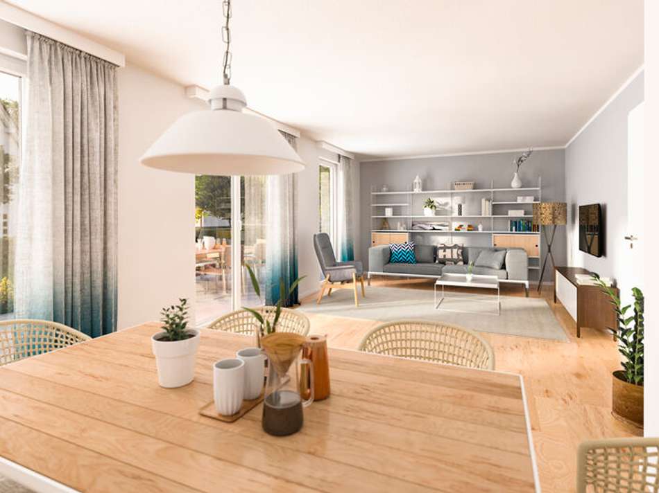 Wohnbeispiel Wohnzimmer