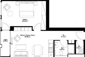 2 Zimmer Apartment , möbliert, Gym , Terrasse  – Voitarestrasse 11, 10179 Berlin – Vorschaubild 21