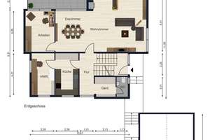 Stilvolles Einfamilienhaus mit großem Garten und exklusivem Wellnessbereich – Die vollständige Adresse der Immobilie erhältst du vom Anbieter., 93138 Lappersdorf – Vorschaubild 3