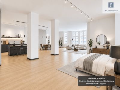 Bensberg // Außergewöhnliches Loft-Potenzial im repräsentativen Altbau // 3 PKW-Stellplätze