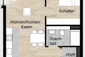 Exklusive 2-Raum-Wohnung mit gehobener Ausstattung (zentral mit Blick ins Grüne + fußläufig zum See) – Ostendstraße 121, 90482 Nürnberg – Vorschaubild 17