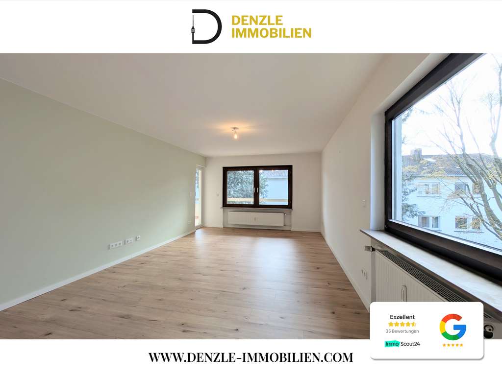 Renovierte 3-Zi.-Wohnung mit 2 Balkon & Gemeinschaftsgarten - Ruhig gelegen