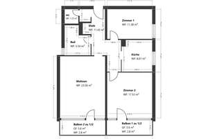 Moderne 3-Zimmer Eigentumswohnung mit Einbauküche & Balkon in Köln-Zollstock – Die vollständige Adresse der Immobilie erhältst du vom Anbieter., 50969 Zollstock, Köln – Vorschaubild 13