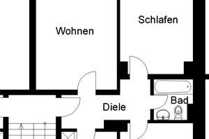 Helle 3-Zimmer-Erdgeschosswohnung mit schönem Balkon und viel Gestaltungsspielraum