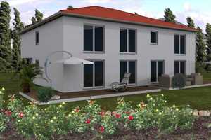 NEUBAU DHH mit 533 qm Grundstück, Massivbau. Ruhige, charmante Villengegend Gartenstadt Trudering – München – Vorschaubild 1