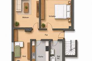 Geschmackvolle 3-Zimmerwohnung in Eckenheim/ Zum Selbstbezug oder als ideale Kapitalanlage – 60435 Eckenheim, Frankfurt am Main – Vorschaubild 21