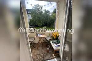 Tauschwohnung: Hochparterrewohnung mit Balkon und Garten