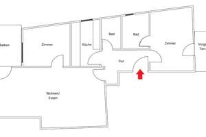 Ein Zuhause zum Wohlfühlen! 3-Zimmer-Wohnung im modernen Mehrfamilienhaus – 60598 Sachsenhausen-Süd, Frankfurt am Main – Vorschaubild 6