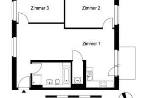 Mit WBS 140 - Erstbezug im Neubau - modern geschnittene 3 Zimmer Wohnung sucht Sie! – Anne-Frank-Straße 6, 12524 Berlin – Vorschaubild 2