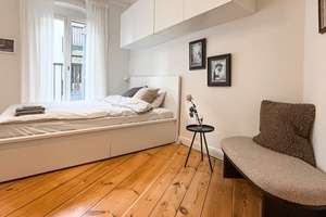 ⭐️ Saniertes Altbau-Studio am Schillerpark in Wedding, Berlin: 1 Zimmer AB-Wohnung mit Dielen & EBK – Die vollständige Adresse der Immobilie erhältst du vom Anbieter., 13347 Gesundbrunnen, Berlin – Vorschaubild 4
