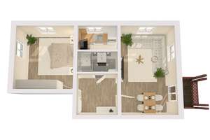 Frisch renovierte 2-RW im 1. OG* sonniger Balkon* Bad mit Dusche*  Keller* zentrale Lage* PKW-SP* – Hülßestraße 15, 1237 Reick, Dresden – Vorschaubild 19
