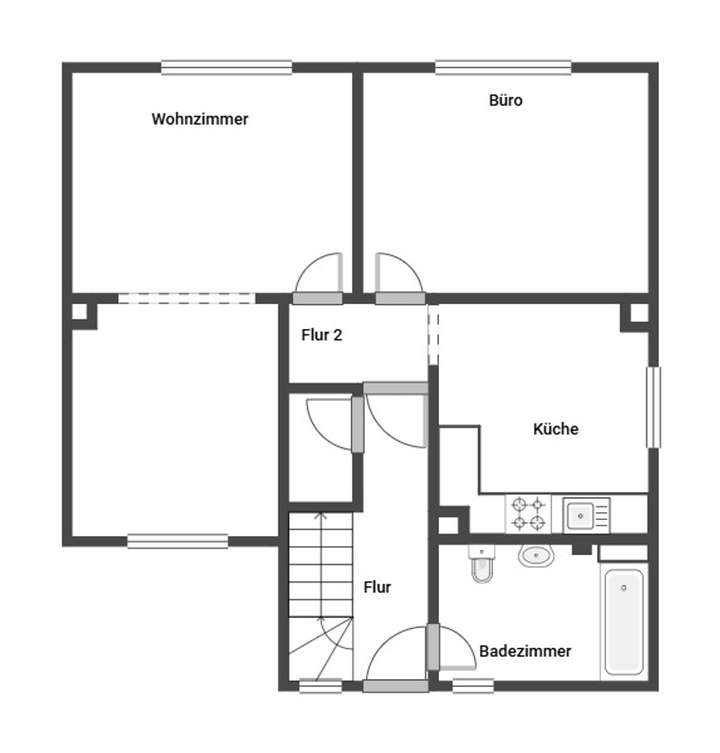 Grundriss Skizze EG
