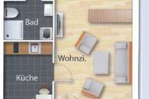 Helle 1-Zimmer Wohnung im 2. OG mit Garage in Milbertshofen