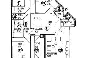 Wohnen in der Sackgasse: Ruhige 4-Zimmer Wohnung nahe Luitpold- und Olympiapark – Die vollständige Adresse der Immobilie erhältst du vom Anbieter., 80809 Am Riesenfeld, München – Vorschaubild 13