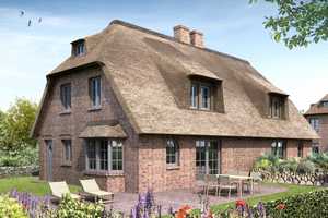 Doppelhaushälfte unter Reet -
Neubau mit Meerblick und genehmigter Ferienvermietbarkeit – Strunwoi 3, 25938 Nordfriesland (Kreis) – Vorschaubild 1