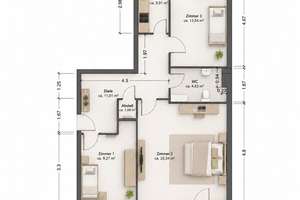 PROVISIONSFREI | Erstbezug nach Sanierung: 3-Zimmer-Wohnung mit 2 Balkonen & Tiefgaragenstellplatz – Walddörfer Str. 374, 22047 Tonndorf, Hamburg – Vorschaubild 27