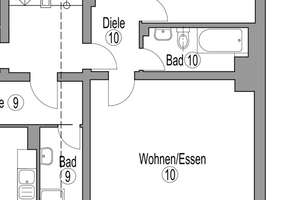 Umfangreich sanierte, helle Wohnung mit Balkon (EK,Waschmaschine,Keller) – In der Elb 1, 40229 Eller, Düsseldorf – Vorschaubild 8