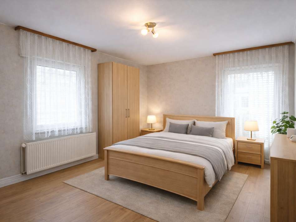 Illustriertes Schlafzimmer Nr.