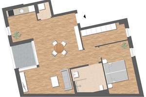 Charmante 3-Raumwohnung mit EBK & Balkon – Altonaer Straße 10, 1159 Friedrichstadt, Dresden – Vorschaubild 9