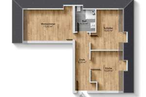 Dachgeschosswohnung am Kanal-Nymphenburg von seiner schönsten Seite – Die vollständige Adresse der Immobilie erhältst du vom Anbieter., 80639 Nymphenburg, München – Vorschaubild 9