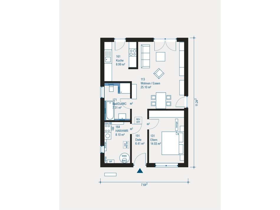 Modernes Einfamilienhaus