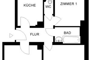 3 Zimmer Wohnung im 3. OG mit großem Balkon (ohne Aufzug) – Peyerstr. 39, 90429 Eberhardshof, Nürnberg – Vorschaubild 2