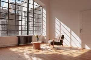Loft im Industriedenkmal von 1928 mit klarer architektonischer Handschrift – Friedrichstraße 112, 40217 Friedrichstadt, Düsseldorf – Vorschaubild 1