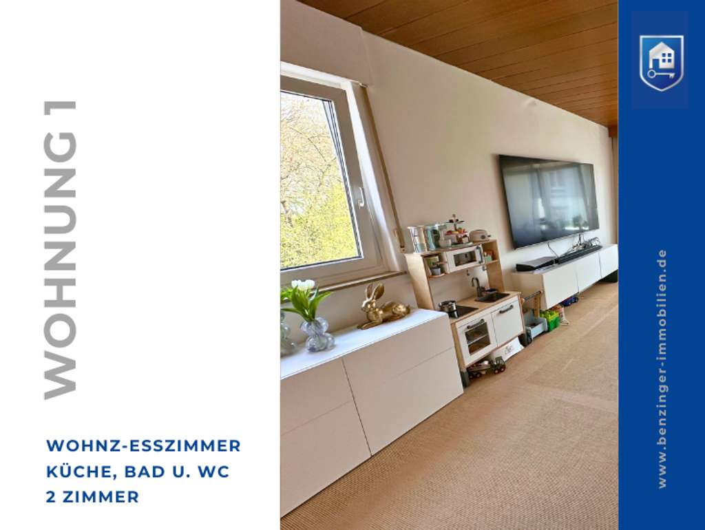 Immobilie in Wendlingen am Neckar - Zwei Einheiten, ein Zuhause – ideal für Mehrgenerationenwohnen mit Balkon und Stellplatz - Bild 1