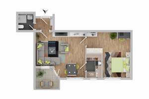 ! Bonn-Kessenich ! Aufzug + Tiefgarage + Balkon + – Die vollständige Adresse der Immobilie erhältst du vom Anbieter., 53129 Dottendorf, Bonn – Vorschaubild 2