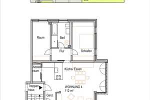 Exlusives ruhiges Wohnen im Grünen und dennoch stadtnah! 3-Zimmer Wohnung mit vielen Extras – Karlsruhe – Vorschaubild 5
