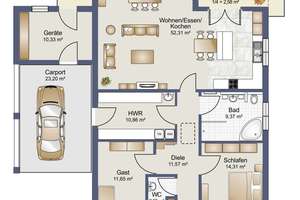 Alles auf einer Ebene: Komfortabler Bungalow mit Terrasse & Carport – Die vollständige Adresse der Immobilie erhältst du vom Anbieter., 49762 Sustrum – Vorschaubild 26