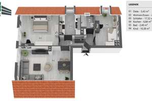 *CHARMANTE* 3,5 Zimmer Wohnung mit nettem Mieter in zentraler Lage von Essen – Die vollständige Adresse der Immobilie erhältst du vom Anbieter., 45141 Nordviertel, Essen – Vorschaubild 12