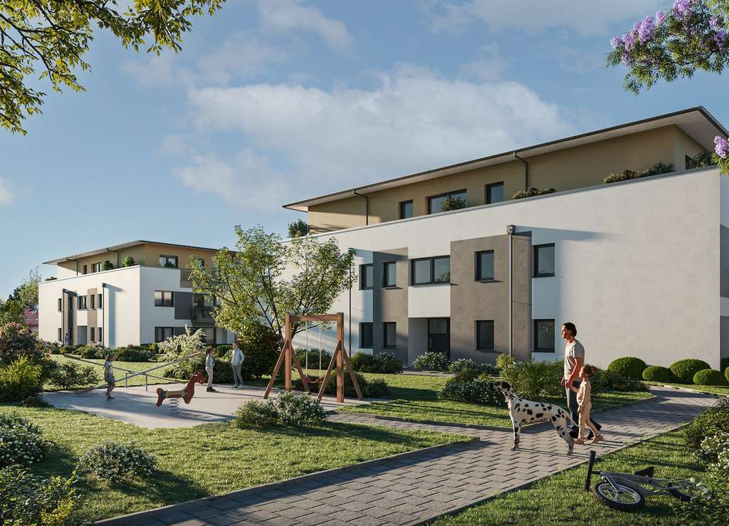 Immobilie in Rieden - Tolle 2-Zimmer-Neubauwohnung in Rieden-Zellerberg / W1.1.4 - Bild 1