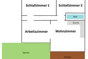 Exklusive 3-Zimmer-Wohnung mit Terasse und EBK – Münster – Vorschaubild 7
