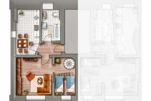 27859 HomeCompany Möbliert/Furnished 2-Zimmer Apartment in Leipzig-Lindenthal max. 3 Personen – Die vollständige Adresse der Immobilie erhältst du vom Anbieter., 4158 Lindenthal, Leipzig – Vorschaubild 9