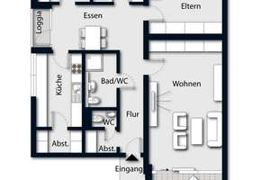 VIEL RAUM ZUM LEBEN – 4-Zimmer-Wohnung mit Garten und großer Terrasse – Die vollständige Adresse der Immobilie erhältst du vom Anbieter., 81737 Neuperlach, München – Vorschaubild 2