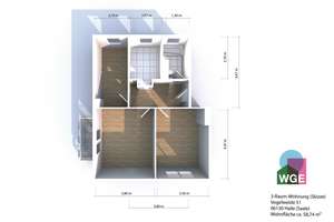 3-Raum Wohnung mit Balkon! – 6130 Südstadt, Halle (Saale) – Vorschaubild 9