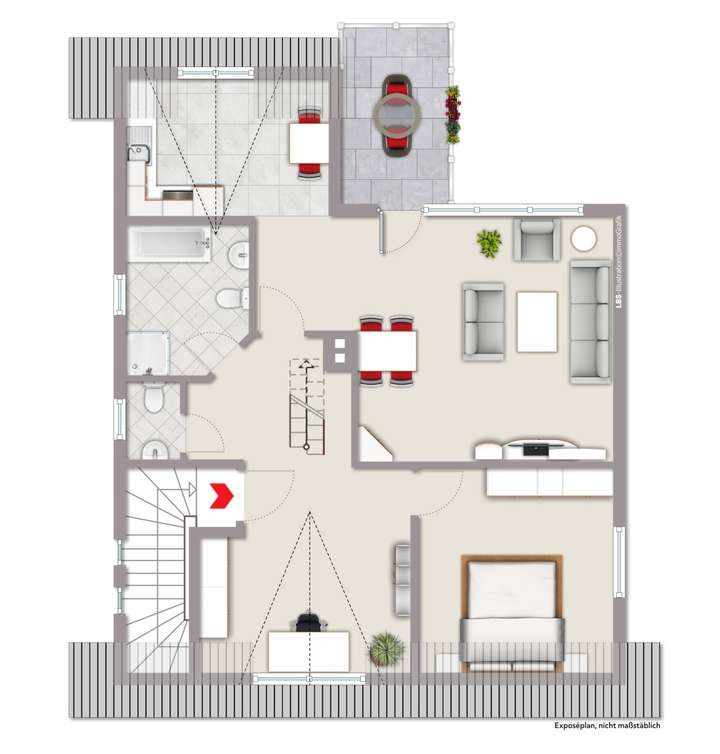 Grundriss Dachgeschoss