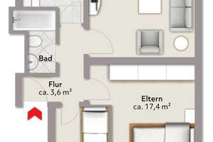 Helle 3-Zimmer-Wohnung in ruhiger Lage - Gröpelingen - inkl. Garage - WG geeignet – Selsinger Straße 20, 28237 Gröpelingen (Ortsteil), Bremen – Vorschaubild 10