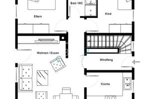Familienfreundliches Einfamilienhaus 
mit schönem Garten in ruhiger Lage – Die vollständige Adresse der Immobilie erhältst du vom Anbieter., 74417 Gschwend – Vorschaubild 33