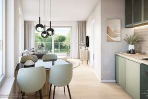 Kompaktes Apartment mit Duschbad in Westausrichtung – Franz-Heubl-Straße 1, 81735 Waldtrudering, München – Vorschaubild 3